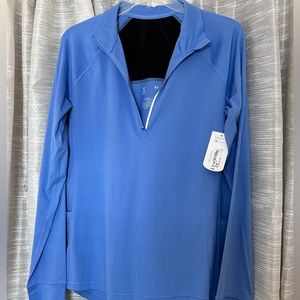 Ladies 3/4 zip pullover